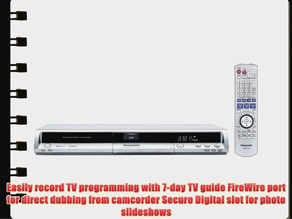 Panasonic DMR-ES25S DVD Recorder with DV Input with HDMI and SD Card Slot