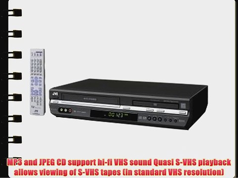 JVC HRXVC28B DVD/VCR Combo Black
