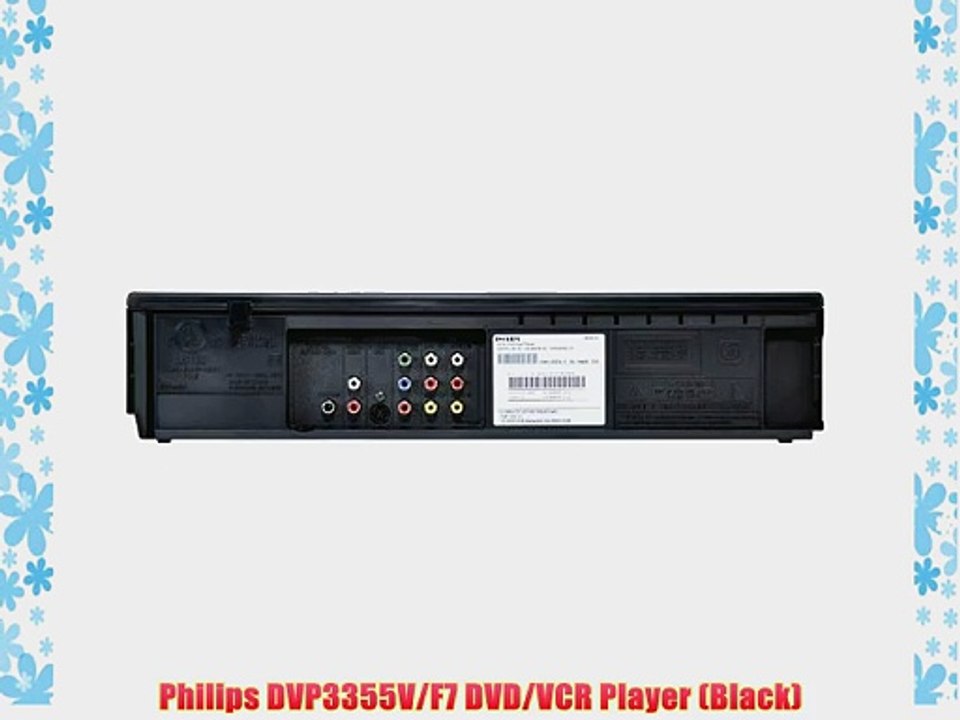 Philips DVP3355V/F7 DVD/VCR Player (Black)