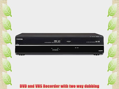 Toshiba DVR620 DVD/VHS Recorder (Black)