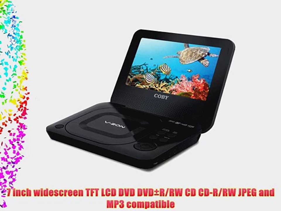 Coby TFDVD7011 7-Inches Portable DVD Player