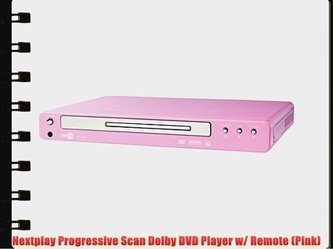 Nextplay Progressive Scan Dolby DVD Player w/ Remote (Pink)