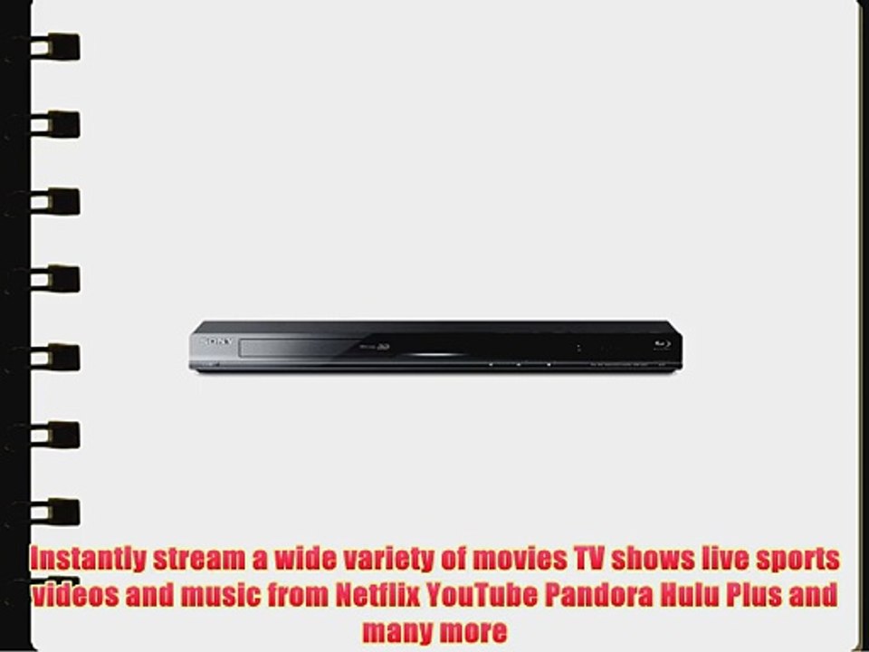 Sony BDP-S580 Blu-ray Disc Player (Black)