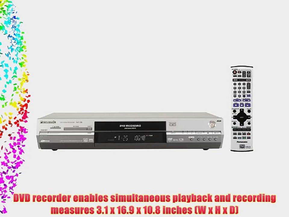 Panasonic DMR-E65S DVD  Recorder with SD Card Slot (DVD-RAM