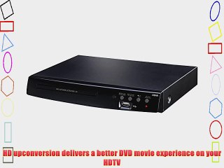 NAXA Electronics ND-860 Compact DVD and USB Digital Media Player with HD up Conversion (Black)