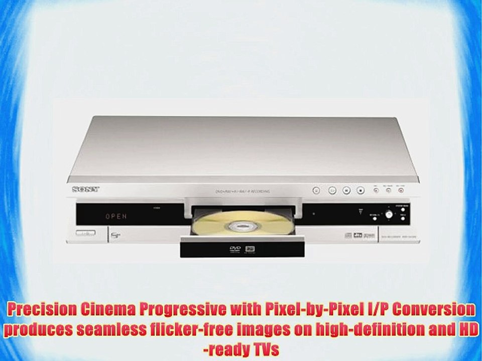 Sony RDR-GX300 DVD Recorder