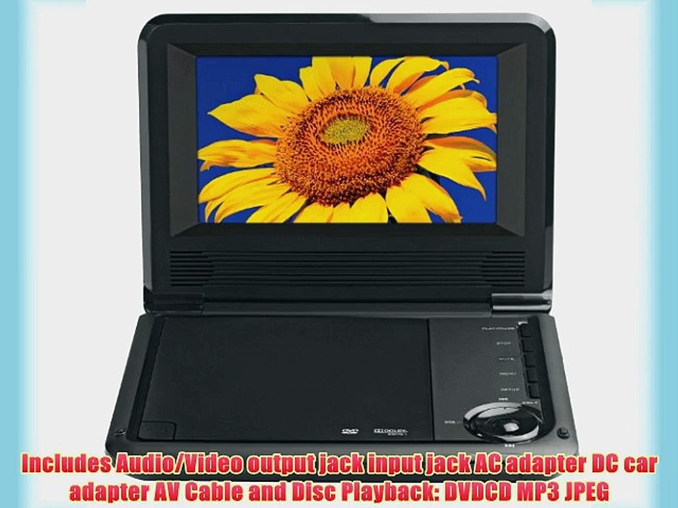 Audiovox D7021 7-Inch Portable DVD Player