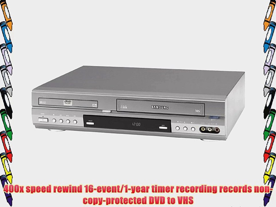 Samsung DVD-V1000 DVD-VCR Combo