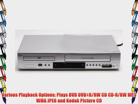 Zenith Allegro ABV441 Progressive Scan DVD Player Hi-Fi Stereo VCR Video Cassette Recorder