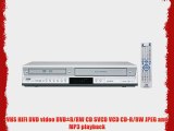 DVD and Vhs Recorder/player Combo with Up-conversion