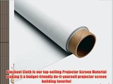 Carl's Blackout Cloth Projector Screen Material White Gain 1.0 (4:3 | 87x110 | 140-in | Rolled