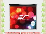 Elite Screens 113 Inch 1:1 Manual Pull Down Projector Screen (80Hx80W)