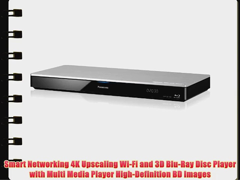 Panasonic Smart Networking 4K Upscaling Wi-Fi and 3D Blu-ray Disc Player Features Miracast
