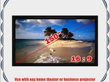 Antra 150 16:9 Fixed Projector Projection Screen Matte White