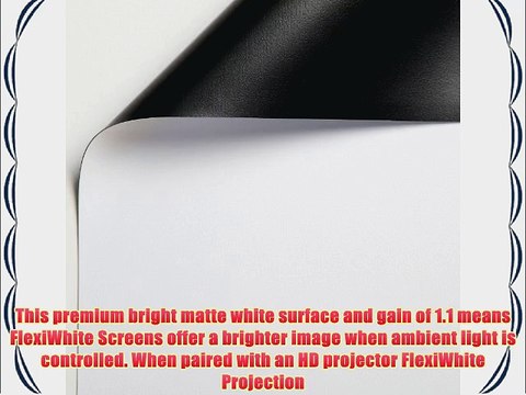 Carl's FlexiWhite Projector Screen Material White Gain 1.1 (4:3 | 95x126 | 157-in | Rolled)