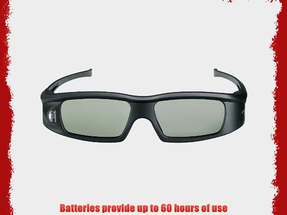 Optoma BG-ZD301 DLP Link Active Shutter 3D-Glasses (Black)