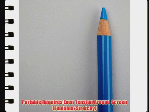 Carl's FlexiGray DIY Projector Screen Finished Edges with Grommets High Contrast Gray (4:3