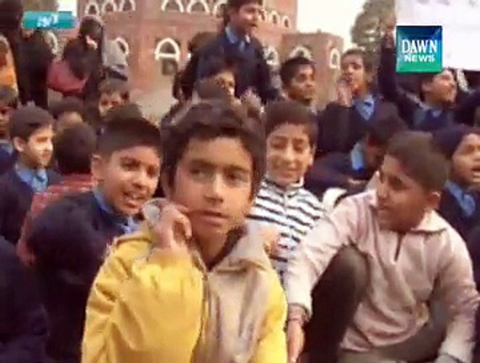 Students protest for School security in Lahore