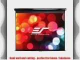 Elite Screens 100 Inch 4:3 Manual Pull Down Projector Screen (60Hx80W)