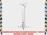 Pyle PRJCM3 Universal Projector with Telescoping Height and Angle Adjustment (White)