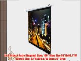 Elite Screens VMAX106XWH2-E24 VMAX2 Electric Projection Screen (106 inch Diagonal 16:9 Ratio