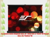 Elite Screens PC45W PicoScreen Series Portable Tabletop Projection Screen (45-Inches Diag.