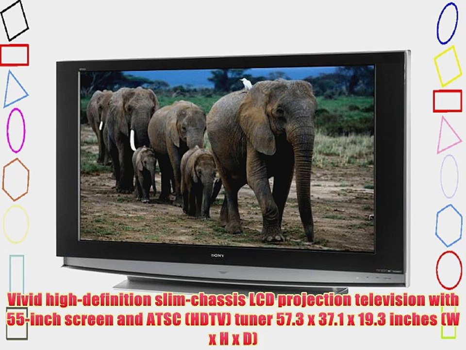 Sony KDF-55WF655 55-Inch HD-Ready LCD Projection Television