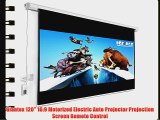 Giantex 120 16:9 Motorized Electric Auto Projector Projection Screen Remote Control