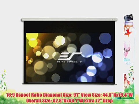 Elite Screens SPM91H-E12 Spectrum2 Electric Projection Screen (91 inch Diagonal 16:9 Ratio