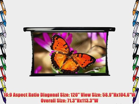 Elite Screens TE120HC2 CineTension2 Electric Grey Projector Screen (120 inch Diagonal 16:9