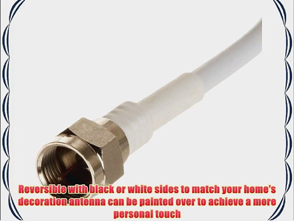 AmazonBasics Ultra-Thin Indoor HDTV Antenna - 35 Mile Range