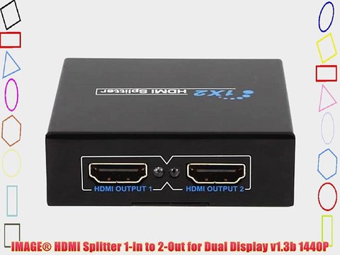 IMAGE? HDMI Splitter 1-In to 2-Out for Dual Display v1.3b 1440P