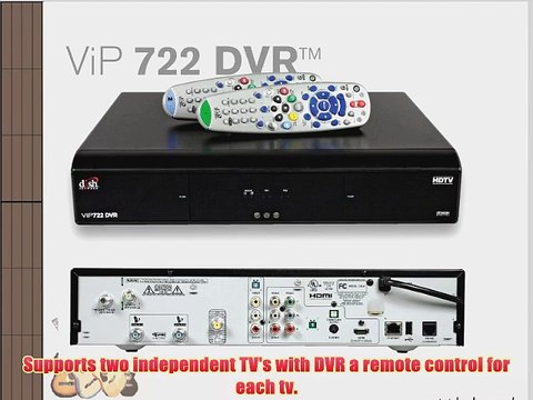 Factory Remanufactured Dish Network VIP 722