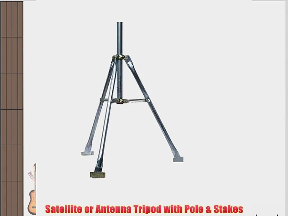 Satellite or Antenna Tripod with Pole