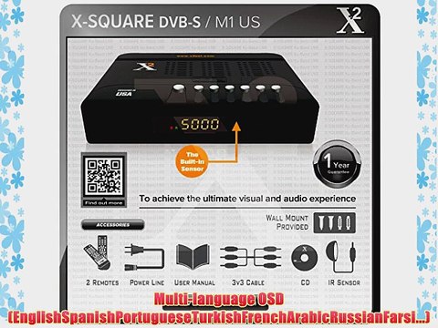 X2-fta Dvb-s Mini Digital Satellite Receiver (New Version)