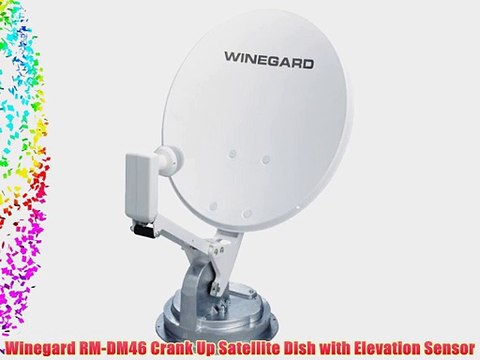Winegard RM-DM46 Crank Up Satellite Dish with Elevation Sensor