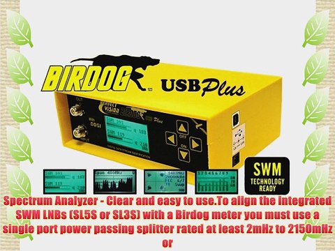 Birdog USB Plus Satellite Meter Signal Locator 4.0 SWM Compatible