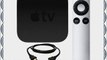 Apple TV Streaming Media Player Bundle including remote and High-Speed HDMI Cable (10 Feet)