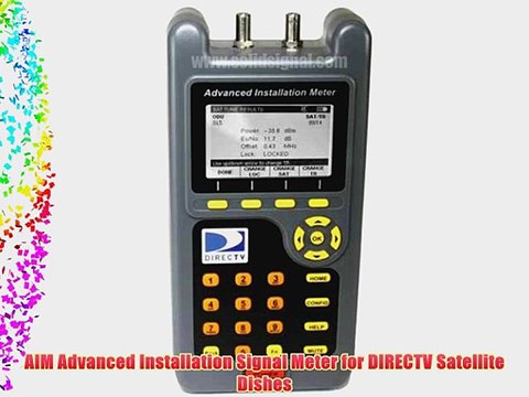 AIM Advanced Installation Signal Meter for DIRECTV Satellite Dishes