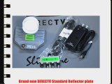 4 KIT SWM DIRECTV KA/KU HD SL3 SLIMLINE MPEG4 3 LNBF COMPLETE DISH ANTENNAS W/POWER SUPPLY