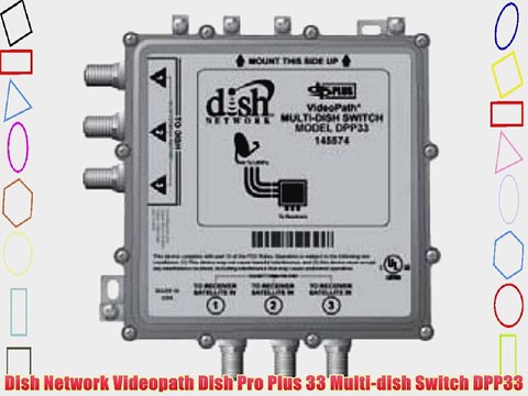 Dish Network Videopath Dish Pro Plus 33 Multi-dish Switch DPP33