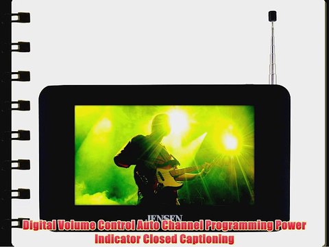 Jensen JDTV-430 4.5-Inches TV Tuner/Receiver - Black