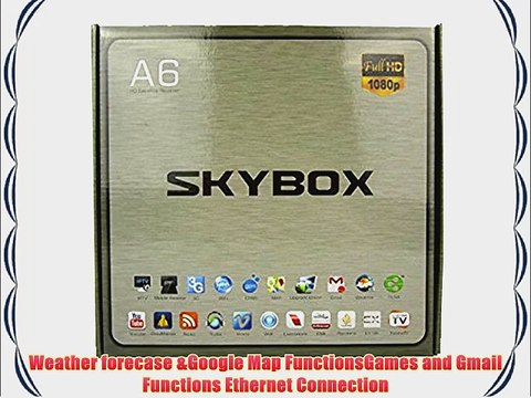 SKYBOX A6 Full HD 1080P Digital Internet Satellite TV Receiver Streaming Media Players with