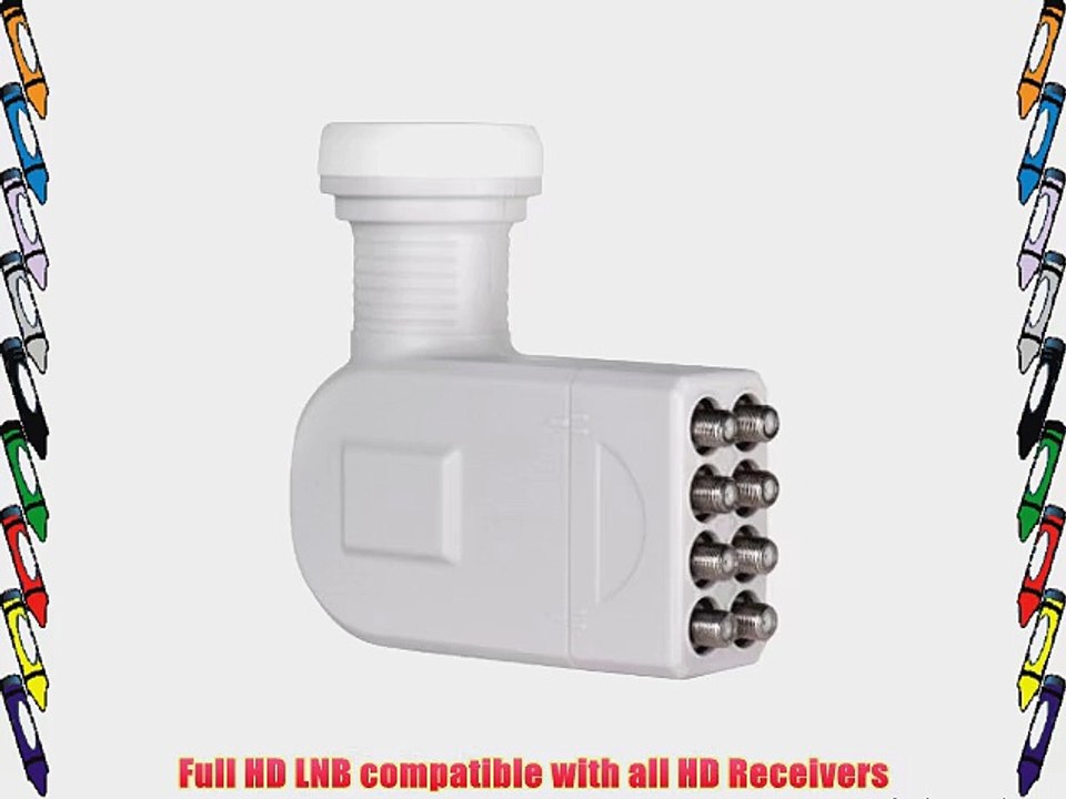 Octo Full HD LNB  8 output Universal Ku Band LNB