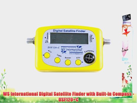 WS International Digital Satellite Finder with Built-in Compass - DSF120 C