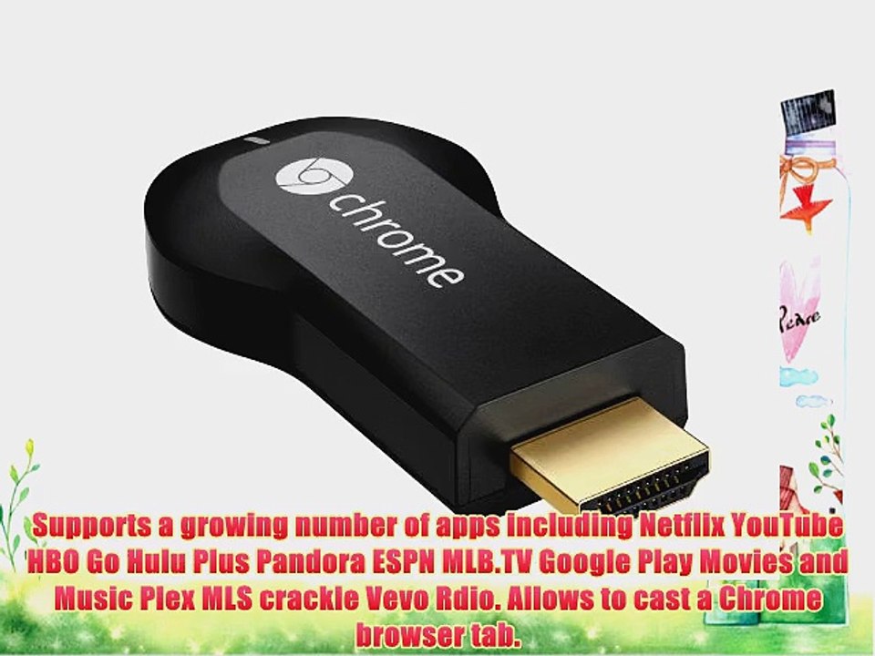 Google Chromecast HDMI Streaming Media Player