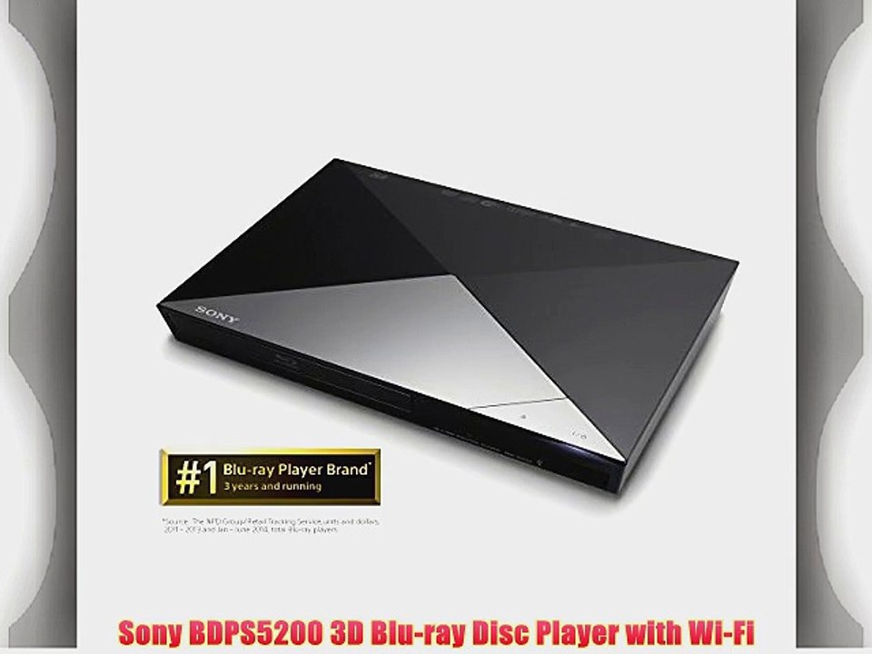 Sony BDPS5200 3D Blu-ray Disc Player with Wi-Fi
