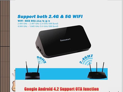 Tronsmart A928 5G WIFI Quad Core TV BOX Android 4.2 w/ OTA Bluetooth 4.0 RJ45/SPDIF/HDMI with
