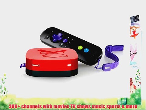 Roku 3100AB 1080p 2 XS Angry Birds Limited Edition Streaming Player - Red