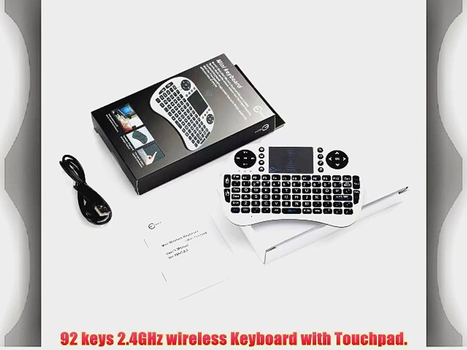 Esky? Mini i8 2.4GHz Wireless Entertainment Keyboard with Touchpad for PC Pad Andriod TV Box